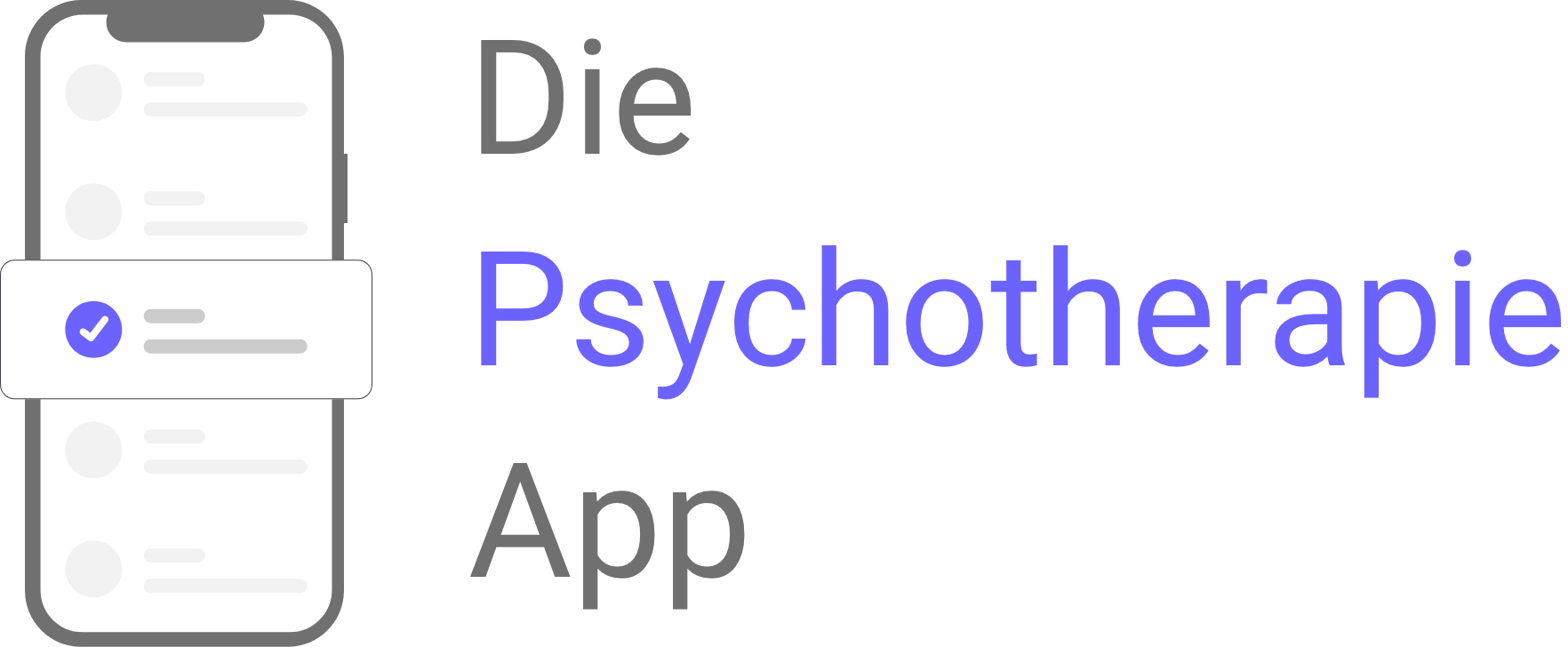 Logo Die Psychotherapie App